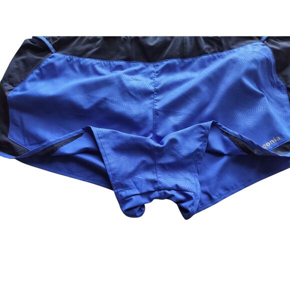 Patagonia Women's Strider Pro Short 2.5" Lightweight Blue Shorts Size L - Picture 11 of 14